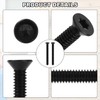 5/16-18 x 3 Trailer Deck Screws Flat Head Floorboard Thread