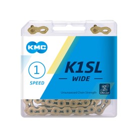 KMC Unisex's K1SL Wide Chain, Ti-Ni Gold, 100 Link