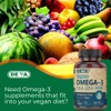 DEVA Vegan Omega-3 DHA EPA Supplement Once-Per-Day Softgel 300 MG