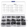 GBSCLOVER 140Pcs Keyway Assortment, 8-30mm Round Ended Key Set, A3