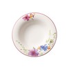 Villeroy & Boch Mariefleur Basic Rim Soup, 9 in, White/Multicolored