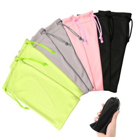 LACHT Brillentasche,Brillenetui Weich 8 Stück Brillentasche Brillen Sonnenbrillen Tasche Etui Brillenbeutel Mikrofaser Brillenhülle Sonnenbrillenetui