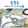JILINWEI Blue Stainless Steel Straw Blow Nozzles Set for Acrylic