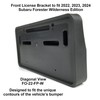 C&C Car Worx FO-22-FP-W Front License Plate Frame Bracket Mount