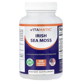 iHerb Irish Sea Moss Veggie Capsules 120 Tablets, VMC47132, 1ea / 아이허브 아이리쉬 바다 이끼 베지 캡슐 120정, VMC47132, 1개