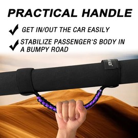 UTV Roll Bar Grab Handles for Polaris RZR Can Am,UTV Grab Handles fit 1.75"-2" Rollbar,ATV Passenger Grab Handle Grips 2Pcs(Purple)