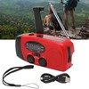 Hand Crank Radio Portable Self Powered Solar Weather Radio with