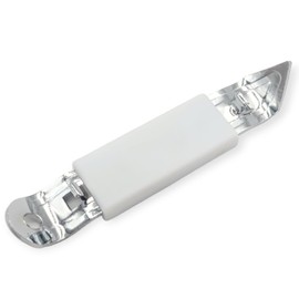 Handy Housewares Magnetic Bottle Opener/Classic Can Tapper with Magnet (1 Pack, White)