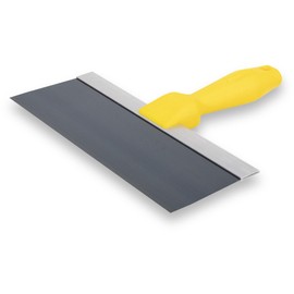 WAL-BOARD TOOLS Yellow Plastic Handle Drywall Taping Knife, 14 Inch Blue Steel Blade, Made in The USA, 021-024