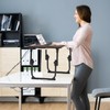 Lap Desk for Bed Adjustable Height, Foldable Bed Table with