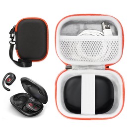 Alltravel Earbuds Case for PSIER Open Ear Headphones, Bluetooth 5.3 Wireless Earbuds with LED Digital Display 40Hrs Playtime Earbuds