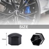 CIXLOGIC 20pcs Wheel Bolt Nut Cap Hexagonal Tire Nut Covers