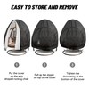 Egg Chair Cover Double - 91x87 Inch Large Patio Hanging