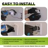 Central Vacuum Square Door Low Volt Inlet Wall Plate for