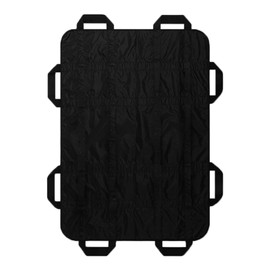 Positioning Bed Pad with Handles 55" X 36"Patient Slide Sheet Transfer Board Elderly Lifting Devices Draw Sheets Sling Transfer Belt Washable Waterproof Patient Transfer Board Black