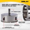 Drilax 2-7/8 inch Diamond Hole Saw Drill Bit Ceramic, Porcelain