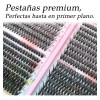 Kit De Extensiones 644 Pestañas Maquillaje Diy Lash Mixto