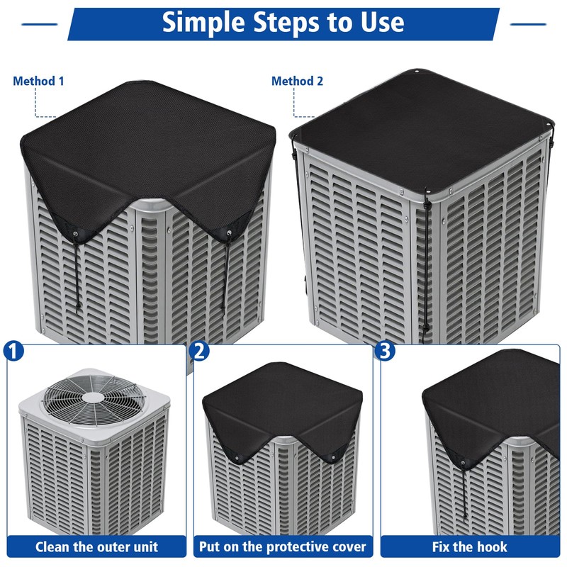 Svepndic Winter Air Conditioner Cover for Outside Units,36x36 Waterproof Central