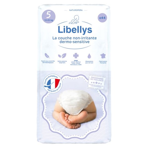 BioGaia PediAct Libellys Couche Non-irritante Dermo-sensitive, Size 5