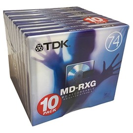 TDK MDRXG74 MINI DISC 10PK