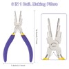 BENECREAT Multi-functional Pliers, 6-Ring Shape, Anti-Slip Handle, Carbon Steel, Multi-Size