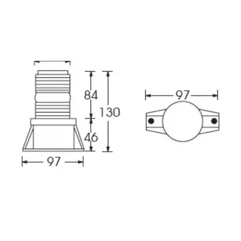 Aftermarket BEACON STROBE ROTATING+PULSE LIGHT AMBER ROOFTOP DUAL FUNCTION SU027-LED