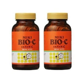 Sanko Shoji / MikiPrune Miki, Bio C (grain type) x 2 Piece Set, 4.2 oz (120 g) x 120 Tablets