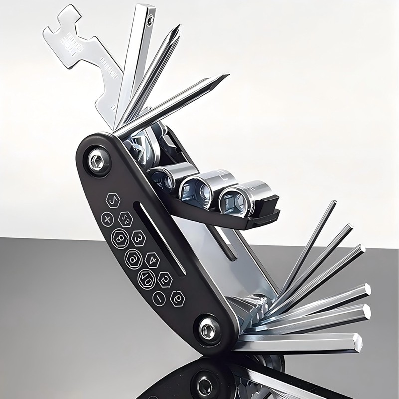 Portable Multi-Tool for Bicycles, High Hardness Hex Wrench, Multi-functional Bicycle