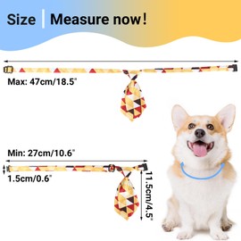 Segarty Adjustable Pet Bow Ties Collar for Small Dogs Cats, Puppy Bowties Neckties Grooming Accessories for Photography Holiday Festival Party Gifts (Double Layer, 30pcs Multicolor)