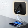 uksunvi LED Reading Lamp Wall Lamp USB Type-C Two Charging