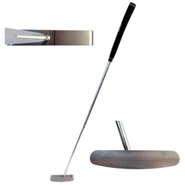 Bell Putters 2 Way Golf Putter 400g Toe Balanced with Tacki-mac Tour Select Standard Putter Grip and 35" Shaft | Made in USA