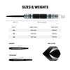 DESIGNA DARTS Marine | 80% Tungsten Barrel Steel Tip Dart