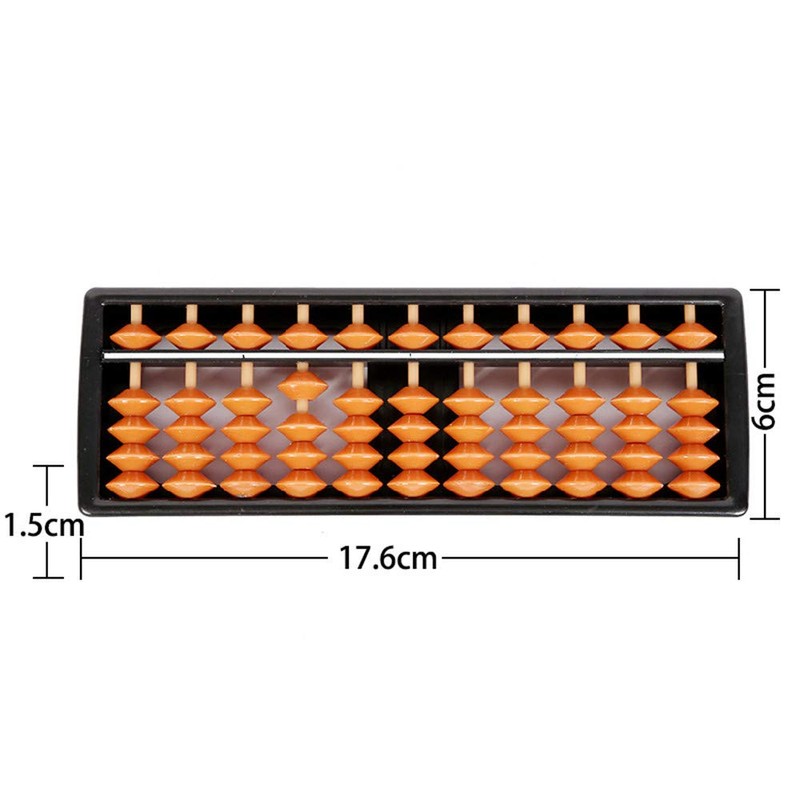 Oikabio Abacus Toys,11 Digit Kids School Learning Math Toys,Traditional Abacus