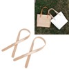 2Pcs Leather Bag Handles 25.6in Long 0.7in Wide Synthetic Leather