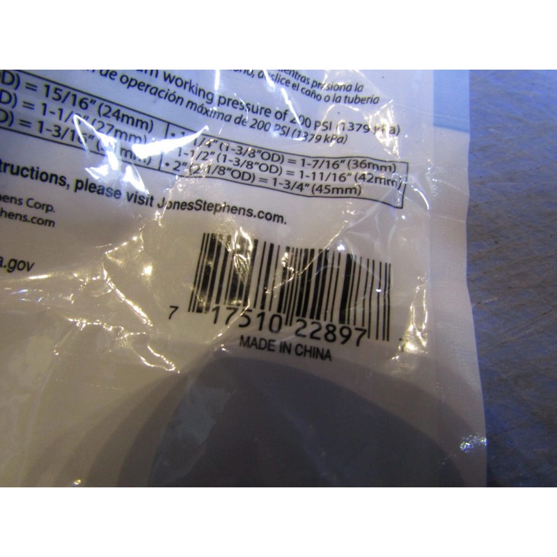 Jones Stephens 2 – Jones Stephens C77406LF 3/4" x 1/2"