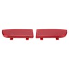 AOWINHIT Pair of Rear Bumper Reflectors Left and Right Red