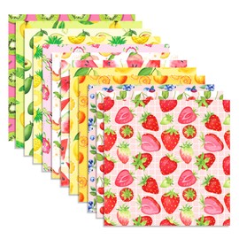24 Sheets Fruit Scrapbook Paper 12'' x 12'' Basketball Pattern Paper Pad Basketball Double-Sided Scrapbook Specialty Paper Scrapbook Paper for Card Making, Origami, DIY