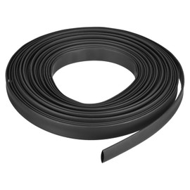Unifizz Heat Shrink Wrap Tubing for Fishing Rod Grips Handle 1/2 inch Dia 4:1 Ratio Shrinkable Tube Cable Sleeve 40ft - Black