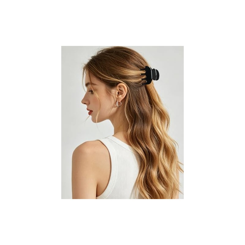 MAORULU Pinza para el cabello pequeña de acetato de 1,85"