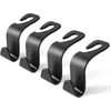 TCOTBE Black Car Back Seat Headrest Hooks, Car Seat Organizer