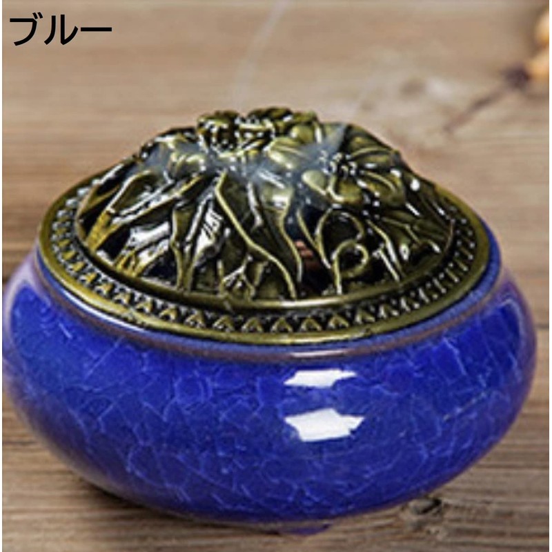 COOLPIPIT Incense Burner/Incense Set, Antique, Stylish, Pottery, Yoga, Interior, Swirl,