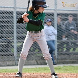 JASGOOD 2 Pack Baseball Belt and Socks Combo Set Adjustable Softball Belt and Socks Elastic Waist Belt for Youth and Adult