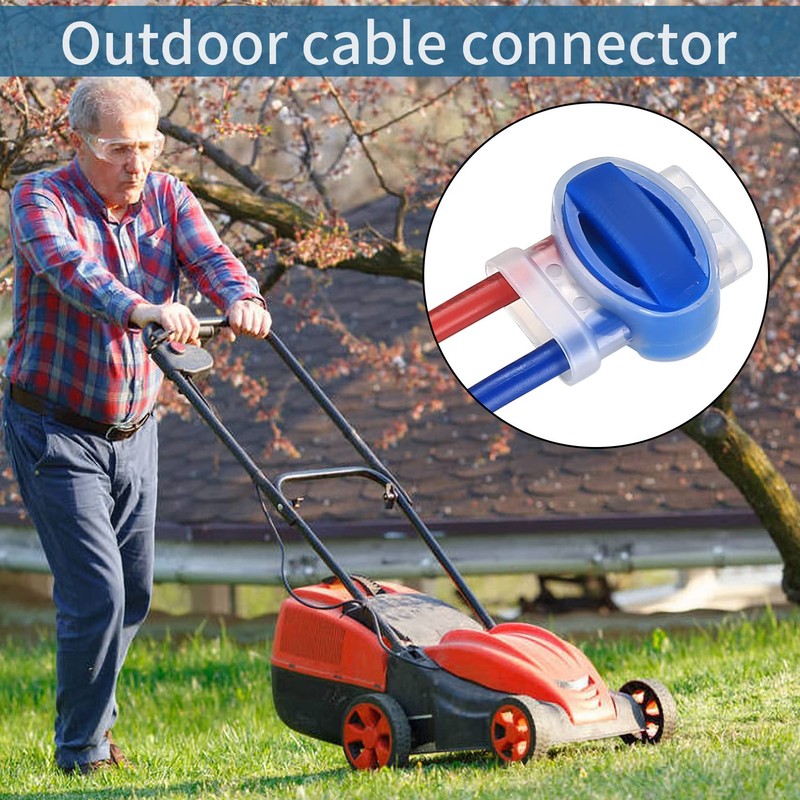 Pack of 30 Robotic Lawnmower Cable Connectors, Lawn Mower Automower