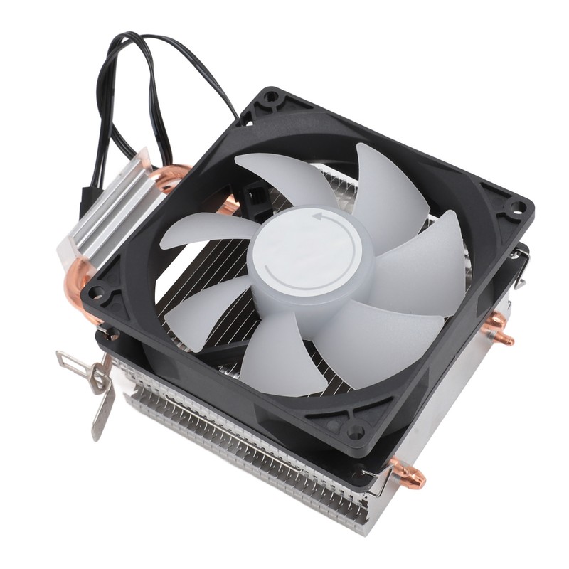 CPU Cooler Dual Heat Pipe 48CFM DC12V Quiet Operation Hydraulic