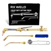 RX WELD Heavy Duty Oxy-Fuel Torch Kit with Check Valves,