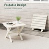 Furnimart 18" Square Foldable Side Table for Outdoor & Camping,