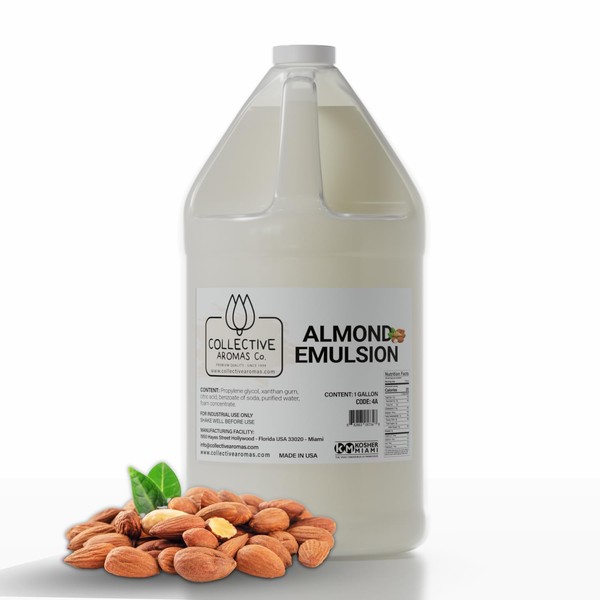 Almond Extract for Baking - Natural Almond Flavoring Emulsion for
