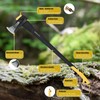 ZEUSTR 36" Chopping Axe Hatchet with Nylon Shock-Absorbing Handle, Camping