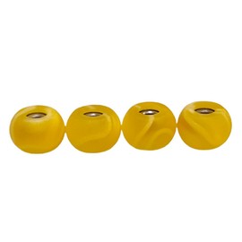 Leefai Pro Fingerboard Wheels - Pro Finger Skateboard Wheel Handmade 7.5mmx4.5mm –New Street Shape Design - Swirl Colorway (Yellow)