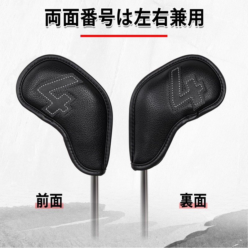 Golf Iron Covers Magnetic Wedge Covers Club Head Covers Set